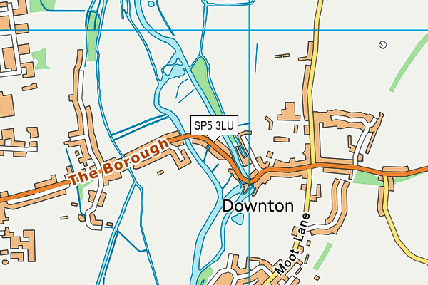 SP5 3LU map - OS VectorMap District (Ordnance Survey)