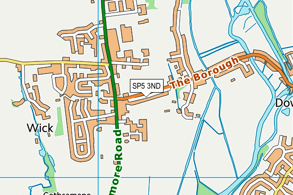 SP5 3ND map - OS VectorMap District (Ordnance Survey)