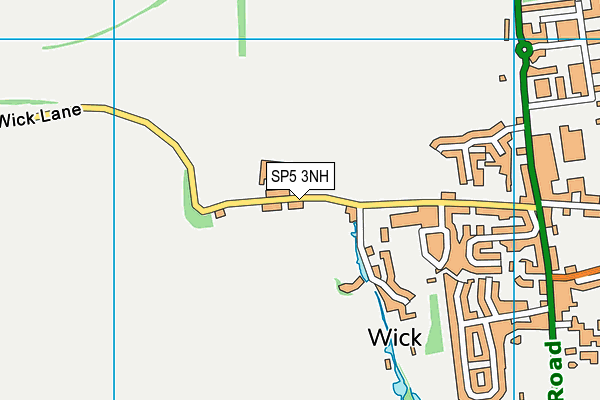 SP5 3NH map - OS VectorMap District (Ordnance Survey)