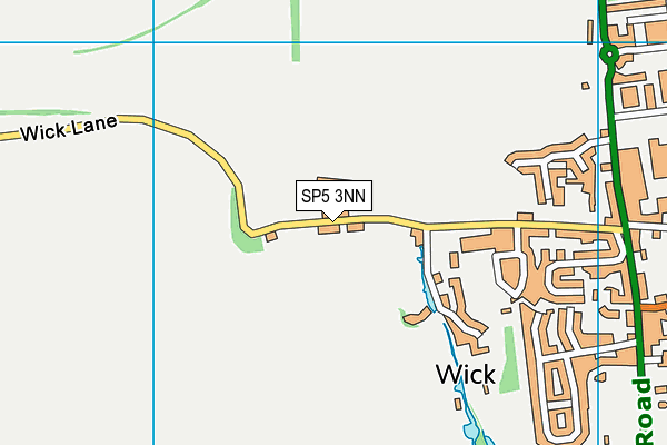 SP5 3NN map - OS VectorMap District (Ordnance Survey)