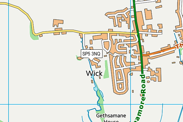 SP5 3NQ map - OS VectorMap District (Ordnance Survey)