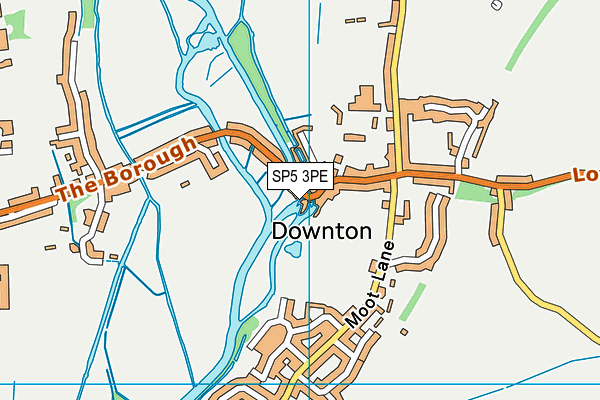SP5 3PE map - OS VectorMap District (Ordnance Survey)