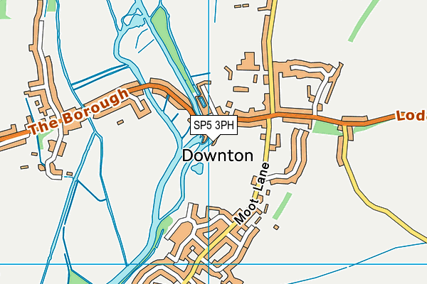 SP5 3PH map - OS VectorMap District (Ordnance Survey)