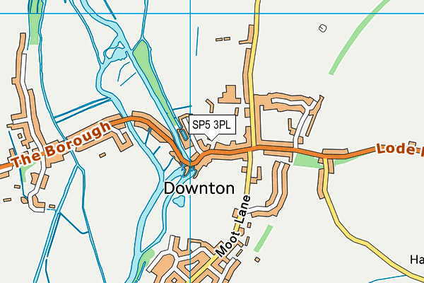 SP5 3PL map - OS VectorMap District (Ordnance Survey)