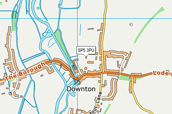 SP5 3PU map - OS VectorMap District (Ordnance Survey)