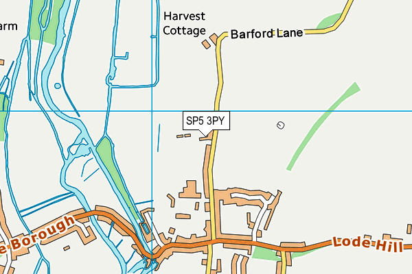 SP5 3PY map - OS VectorMap District (Ordnance Survey)