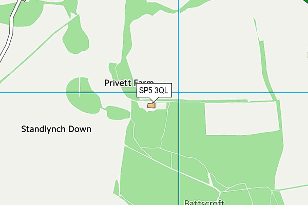 SP5 3QL map - OS VectorMap District (Ordnance Survey)