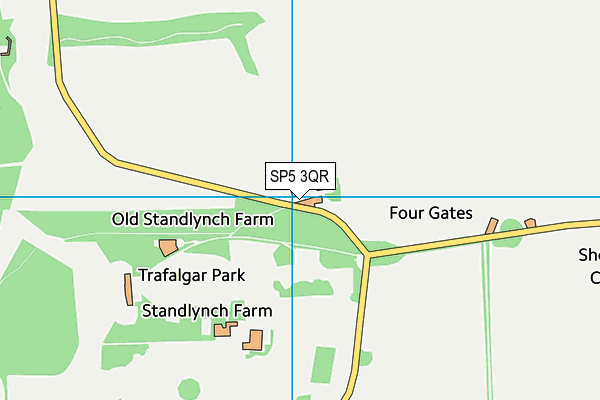 SP5 3QR map - OS VectorMap District (Ordnance Survey)