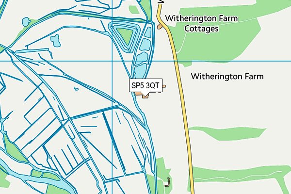 SP5 3QT map - OS VectorMap District (Ordnance Survey)