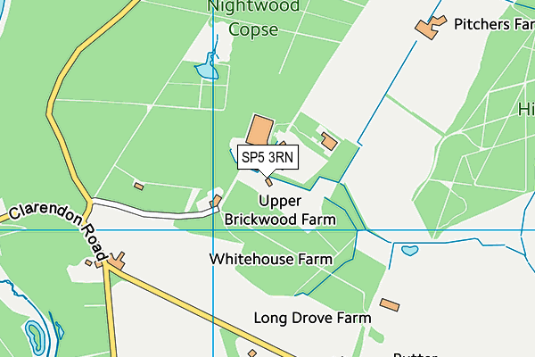 SP5 3RN map - OS VectorMap District (Ordnance Survey)