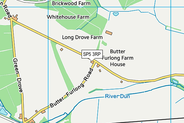 SP5 3RP map - OS VectorMap District (Ordnance Survey)