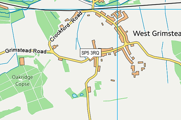 SP5 3RQ map - OS VectorMap District (Ordnance Survey)