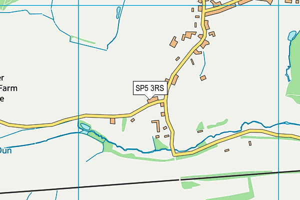 SP5 3RS map - OS VectorMap District (Ordnance Survey)