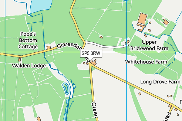 SP5 3RW map - OS VectorMap District (Ordnance Survey)
