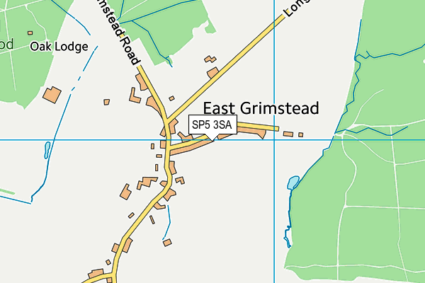 SP5 3SA map - OS VectorMap District (Ordnance Survey)