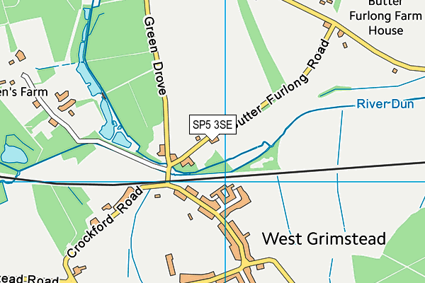 SP5 3SE map - OS VectorMap District (Ordnance Survey)