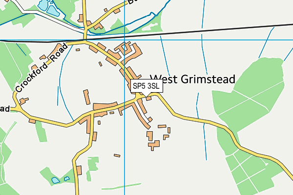 SP5 3SL map - OS VectorMap District (Ordnance Survey)