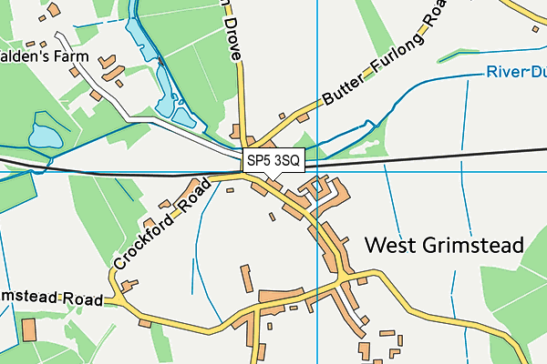 SP5 3SQ map - OS VectorMap District (Ordnance Survey)