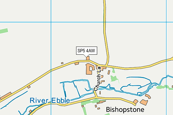 SP5 4AW map - OS VectorMap District (Ordnance Survey)