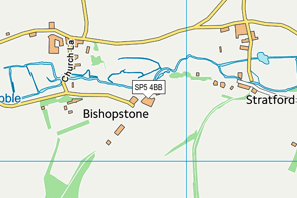 SP5 4BB map - OS VectorMap District (Ordnance Survey)