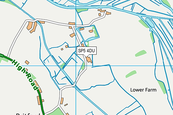 SP5 4DU map - OS VectorMap District (Ordnance Survey)