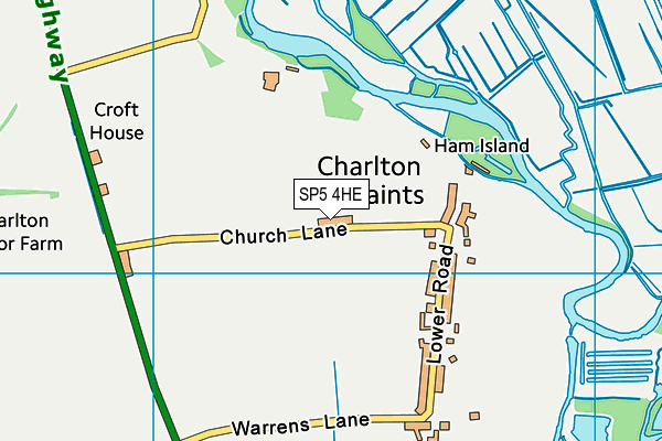 SP5 4HE map - OS VectorMap District (Ordnance Survey)