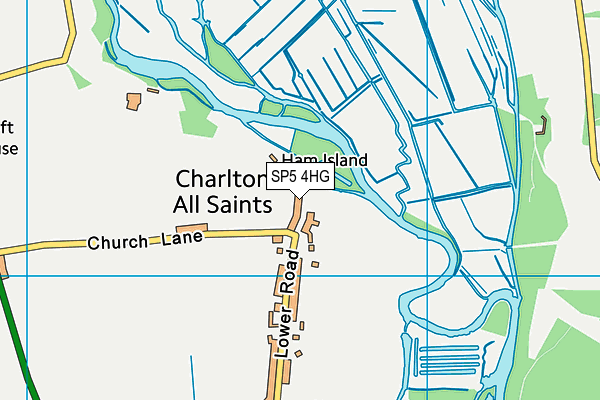 SP5 4HG map - OS VectorMap District (Ordnance Survey)