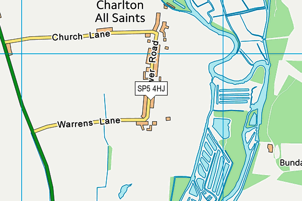 SP5 4HJ map - OS VectorMap District (Ordnance Survey)
