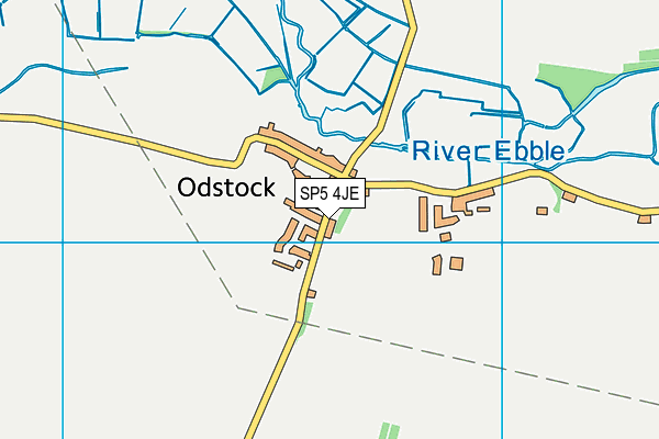 SP5 4JE map - OS VectorMap District (Ordnance Survey)