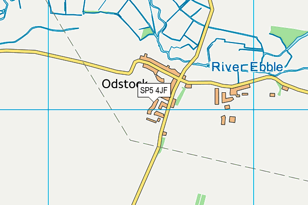 SP5 4JF map - OS VectorMap District (Ordnance Survey)