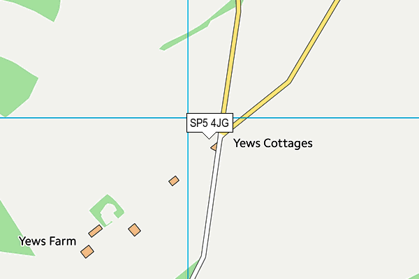 SP5 4JG map - OS VectorMap District (Ordnance Survey)