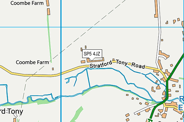 SP5 4JZ map - OS VectorMap District (Ordnance Survey)