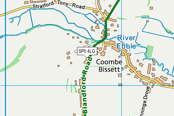 SP5 4LQ map - OS VectorMap District (Ordnance Survey)