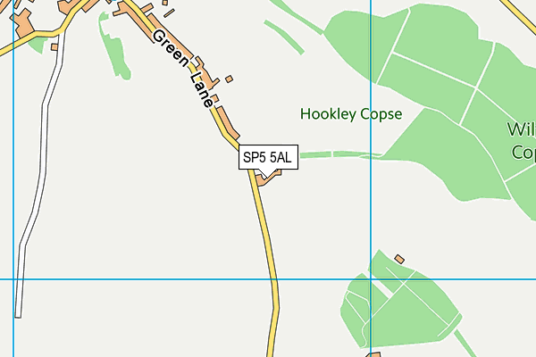 SP5 5AL map - OS VectorMap District (Ordnance Survey)