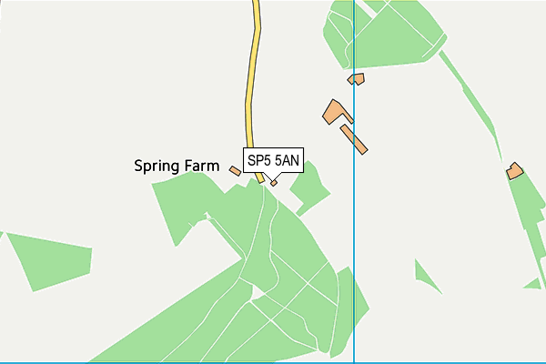 SP5 5AN map - OS VectorMap District (Ordnance Survey)