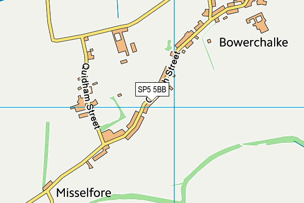 SP5 5BB map - OS VectorMap District (Ordnance Survey)