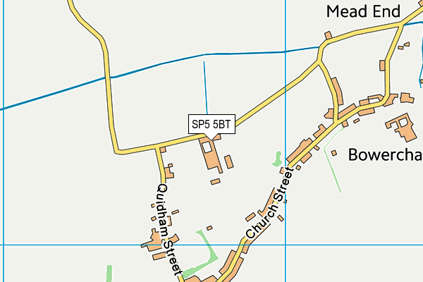 SP5 5BT map - OS VectorMap District (Ordnance Survey)