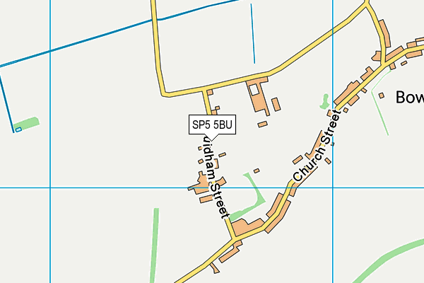 SP5 5BU map - OS VectorMap District (Ordnance Survey)