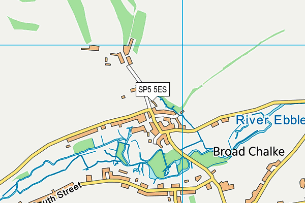 SP5 5ES map - OS VectorMap District (Ordnance Survey)