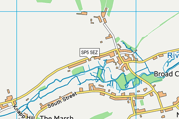 SP5 5EZ map - OS VectorMap District (Ordnance Survey)
