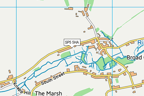 SP5 5HA map - OS VectorMap District (Ordnance Survey)