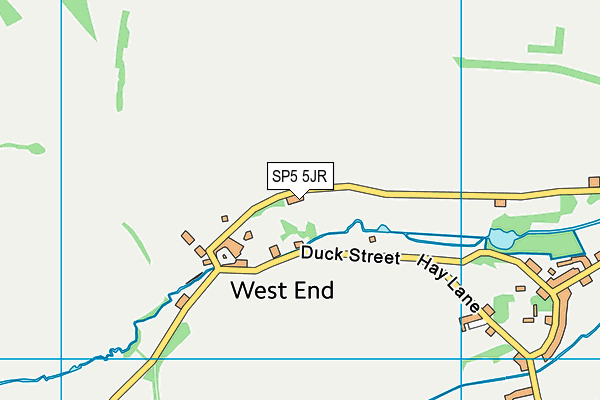 SP5 5JR map - OS VectorMap District (Ordnance Survey)