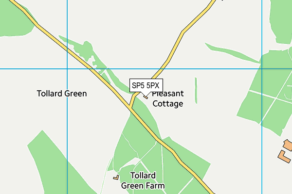 SP5 5PX map - OS VectorMap District (Ordnance Survey)