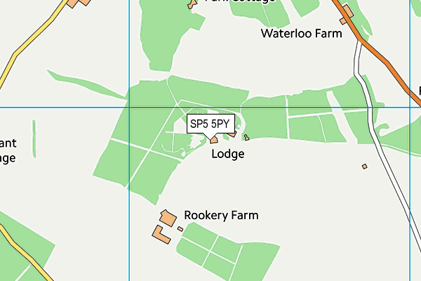 SP5 5PY map - OS VectorMap District (Ordnance Survey)