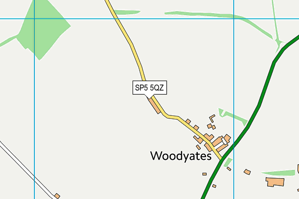 SP5 5QZ map - OS VectorMap District (Ordnance Survey)