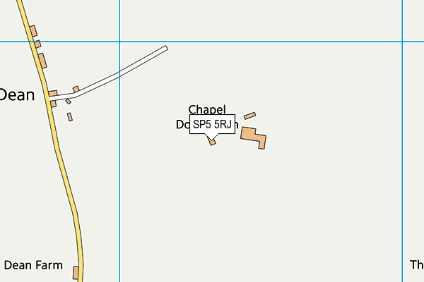 SP5 5RJ map - OS VectorMap District (Ordnance Survey)