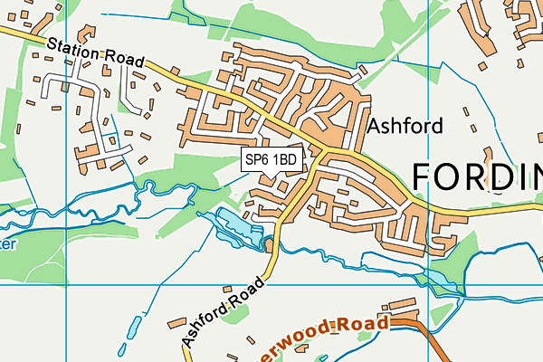 Map of FOREST COURT MANAGEMENT (FORDINGBRIDGE) LIMITED at district scale