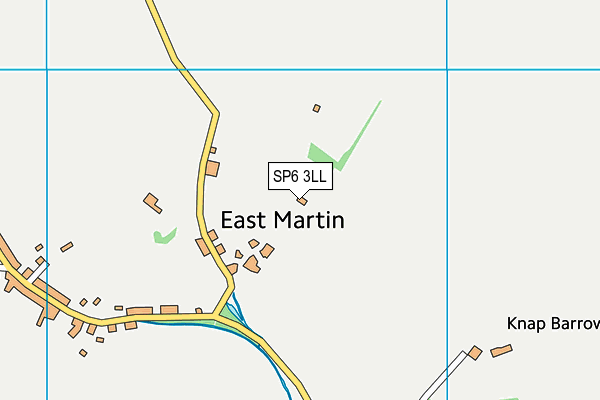 SP6 3LL map - OS VectorMap District (Ordnance Survey)