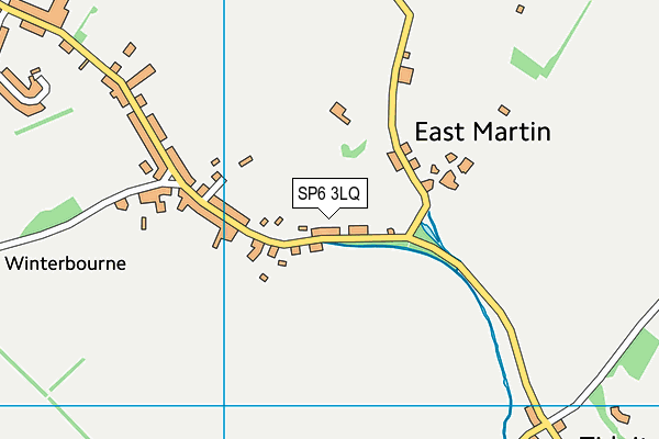 SP6 3LQ map - OS VectorMap District (Ordnance Survey)