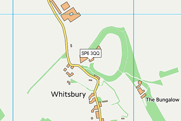 SP6 3QQ map - OS VectorMap District (Ordnance Survey)